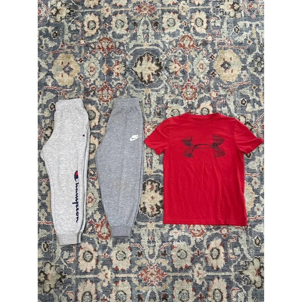 Nike Champion Under Armour Bundle Boys Size 6 Athletic Play Bundle - Picture 1 of 8